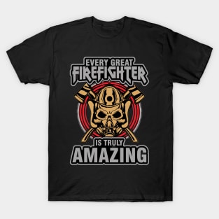 Firefighter is truly amazing firefighter T-Shirt